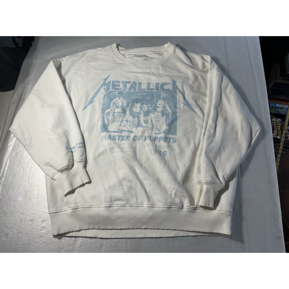 American Eagle Metallica Womens Large Master of Puppets Sweatshirt Crewneck
